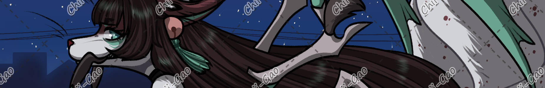 One of my kumogami referencing chobits for funsies